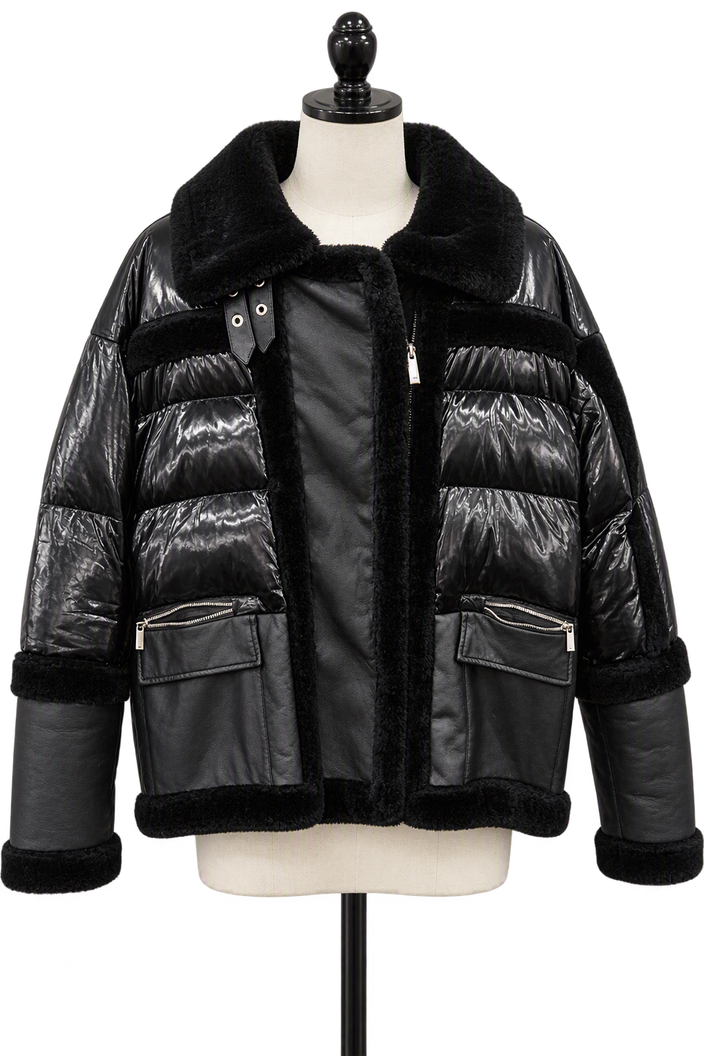 Manière De Voir Padded Jacket – Black